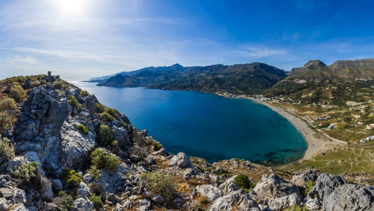 Mountains and water of Crete